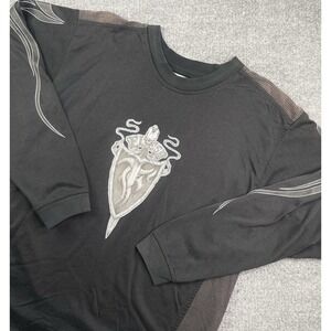 Vintage Fleshgear Motocross Jersey Shirt XL Mesh Cyber Grunge Y2K USA Made